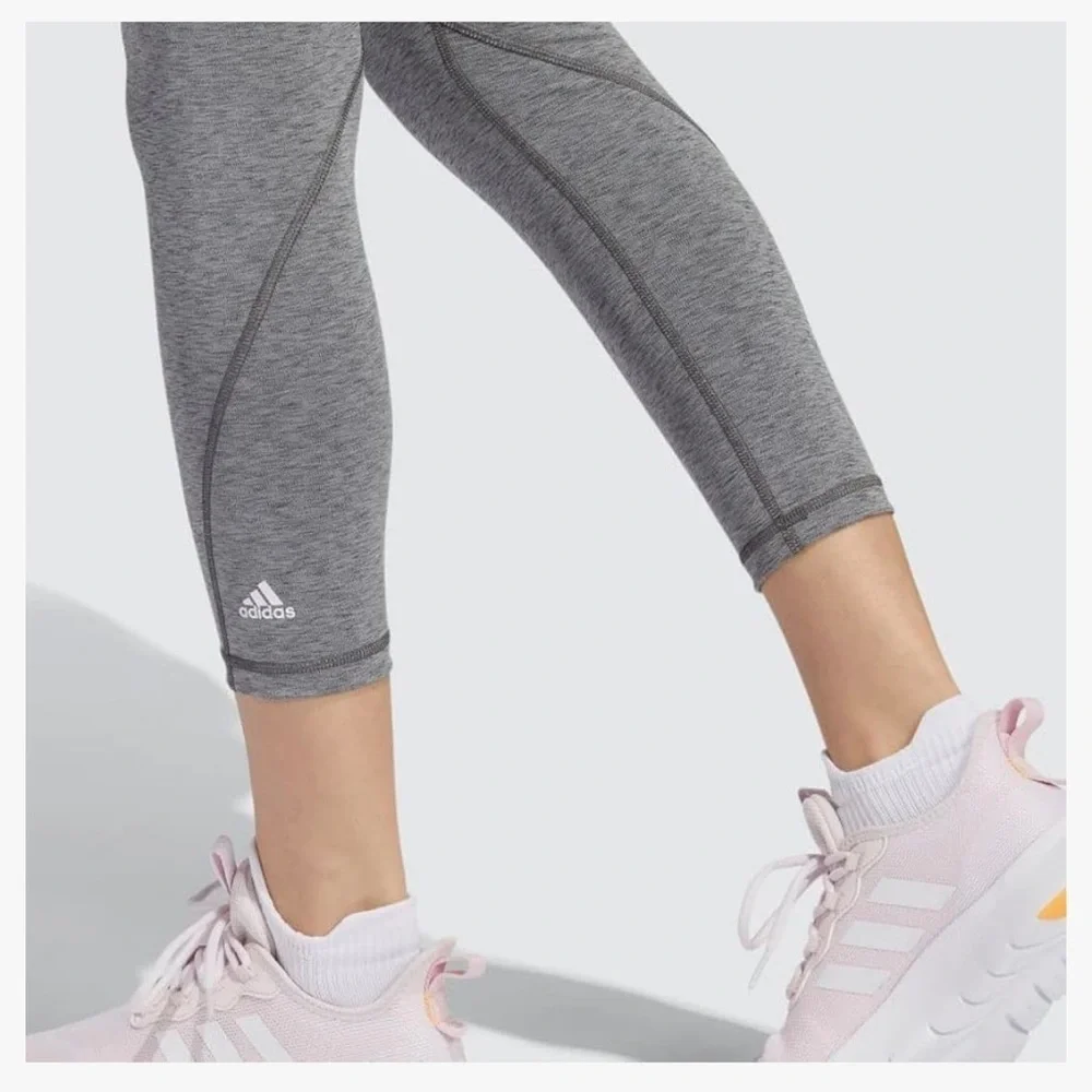 ADIDAS TIGHT FIT HIGH RISE YOGA TRAINING ATHLETIC 7/8 LEGGINGS PANTS SIZE 1X